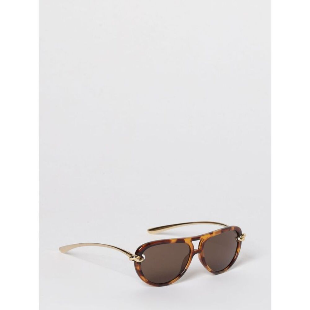 Bottega Veneta Women Bottega Veneta Knot Aviator Sunglasses In Metal And Acetate